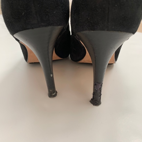 ❤️SOLD❤️COLE HAAN Air Talia SUEDE Black BOOTIE S 8 - Picture 7 of 8